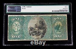 $1 National Currency Note Seventh Ward Bank New York Ch#998 Pmg 15