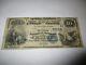 $10 1882 Casey Illinois Il National Currency Bank Note Bill #6026 Value Back