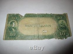 $10 1882 Corning New York NY National Currency Bank Note Bill #2655 RARE