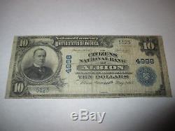 $10 1902 Albion New York NY National Currency Bank Note Bill! Ch. #4998 FINE
