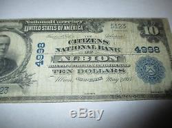 $10 1902 Albion New York NY National Currency Bank Note Bill! Ch. #4998 FINE