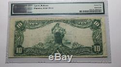 $10 1902 Bentonville Arkansas AR National Currency Bank Note Bill Ch. #7523 VF25
