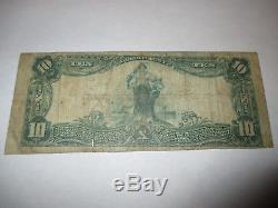 $10 1902 Binghamton New York NY National Currency Bank Note Bill! #202 RARE