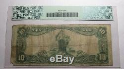 $10 1902 Blandinsville Illinois IL National Currency Bank Note Bill #8908 PCGS