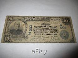 $10 1902 Brooklyn New York NY National Currency Bank Note Bill Ch. #923 FINE