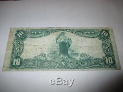 $10 1902 Brunswick Georgia GA National Currency Bank Note Bill! Ch. #4944 VF