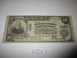 $10 1902 Buffalo New York NY National Currency Bank Note Bill! Ch. #6186 FINE