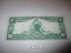 $10 1902 Cedar Rapids Iowa IA National Currency Bank Note Bill! Ch. #3643 XF+