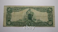 $10 1902 Charleston West Virginia WV National Currency Bank Note Bill Ch #4667