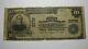 $10 1902 Clay Center Kansas Ks National Currency Bank Note Bill! Ch. #3072 Rare
