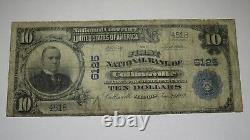 $10 1902 Collinsville Illinois IL National Currency Bank Note Bill Ch. #6125