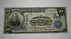 $10 1902 Colorado Springs Colorado Co National Currency Bank Note Bill Ch. #8572
