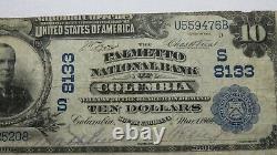 $10 1902 Columbia South Carolina SC National Currency Bank Note Bill Ch. #8133