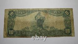 $10 1902 Danville Virginia VA National Currency Bank Note Bill! Ch. #1985 RARE