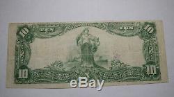 $10 1902 Dover New Jersey NJ National Currency Bank Note Bill! Ch. #2076 VF