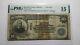 $10 1902 Downers Grove Illinois Il National Currency Bank Note Bill Ch. #9725