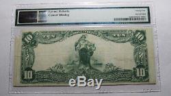 $10 1902 Dubuque Iowa IA National Currency Bank Note Bill Ch #317 PMG! VF25