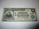 $10 1902 Fitchburg Massachusetts Ma National Currency Bank Note Bill! #2153 Fine