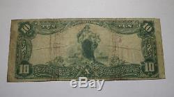 $10 1902 Frederick Maryland MD National Currency Bank Note Bill Ch. #1267 Fine