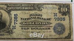 $10 1902 Golconda Illinois IL National Currency Bank Note Bill Ch. #7385 F15 PMG