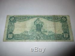 $10 1902 Great Bend Kansas KS National Currency Bank Note Bill! Ch. #3363 Fine