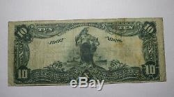 $10 1902 Green Lane Pennsylvania PA National Currency Bank Note Bill Ch #9084 VF
