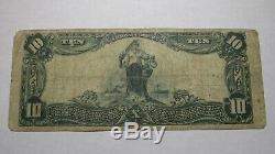 $10 1902 Herrin Illinois IL National Currency Bank Note Bill! Ch. #8670 FINE