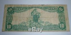 $10 1902 High Point North Carolina NC National Currency Bank Note Bill Ch. #4568