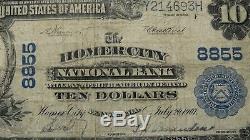 $10 1902 Homer City Pennsylvania PA National Currency Bank Note Bill! #8855