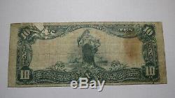 $10 1902 Homer City Pennsylvania PA National Currency Bank Note Bill! #8855