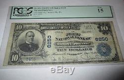 $10 1902 Hooversville Pennsylvania PA National Currency Bank Note Bill #6250