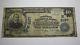 $10 1902 Independence Iowa Ia National Currency Bank Note Bill! Ch. #2187 Fine