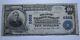 $10 1902 Jacksonville Florida Fl National Currency Bank Note Bill! Ch #6888 Fine