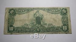 $10 1902 Kewanee Illinois IL National Currency Bank Note Bill! Ch. #1785 FINE