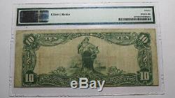 $10 1902 Linden New Jersey NJ National Currency Bank Note Bill! Ch. #11545 VF20