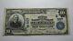 $10 1902 Lock Haven Pennsylvania Pa National Currency Bank Note Bill! #507 Vf+