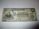 $10 1902 Los Angeles California Ca National Currency Bank Note Bill! Ch #2491 Vf