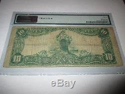 $10 1902 Mason City Iowa IA National Currency Bank Note Bill Ch. #2574 FINE! PMG