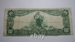 $10 1902 Mauch Chunk Pennsylvania PA National Currency Bank Note Bill #6534 VF