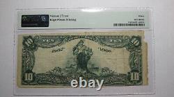 $10 1902 Maysville Oklahoma OK National Currency Bank Note Bill Ch #8999 F15 PMG