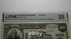 $10 1902 Medford Wisconsin WI National Currency Bank Note Bill #5695 VF35 PMG