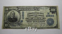 $10 1902 Mt. Orab Ohio OH National Currency Bank Note Bill Ch. #10692 FINE Mount