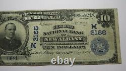 $10 1902 New Albany Indiana IN National Currency Bank Note Bill Ch. #2166 FINE++