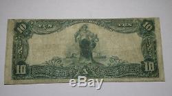 $10 1902 Newtown Pennsylvania PA National Currency Bank Note Bill Ch. #324 FINE
