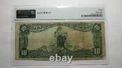 $10 1902 North Bennington Vermont National Currency Bank Note Bill #194 F15 PMG