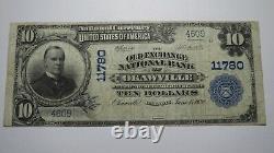 $10 1902 Okawville Illinois IL National Currency Bank Note Bill Ch. #11780 FINE+