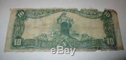 $10 1902 Orange Virginia VA National Currency Bank Note Bill! Ch. #5438 FINE