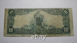 $10 1902 Port Jervis New York NY National Currency Bank Note Bill! Ch #94 VF