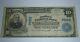 $10 1902 Reynoldsville Pennsylvania Pa National Currency Bank Note Bill! #7620
