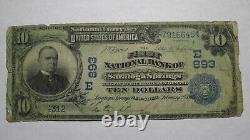 $10 1902 Saratoga Springs New York NY National Currency Bank Note Bill! Ch. #893